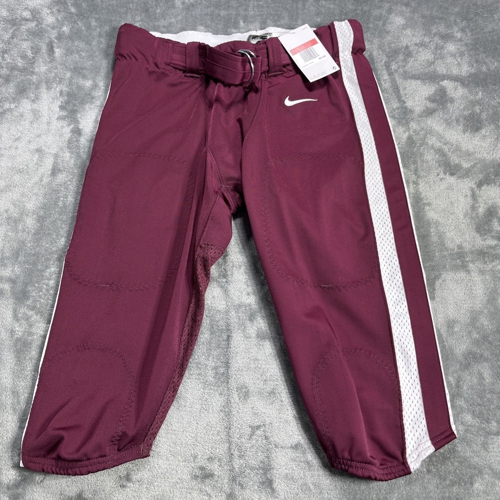 Nike Pro Football Pants Mens Large Stock Vapor Maroon Instinct Engineered NEW